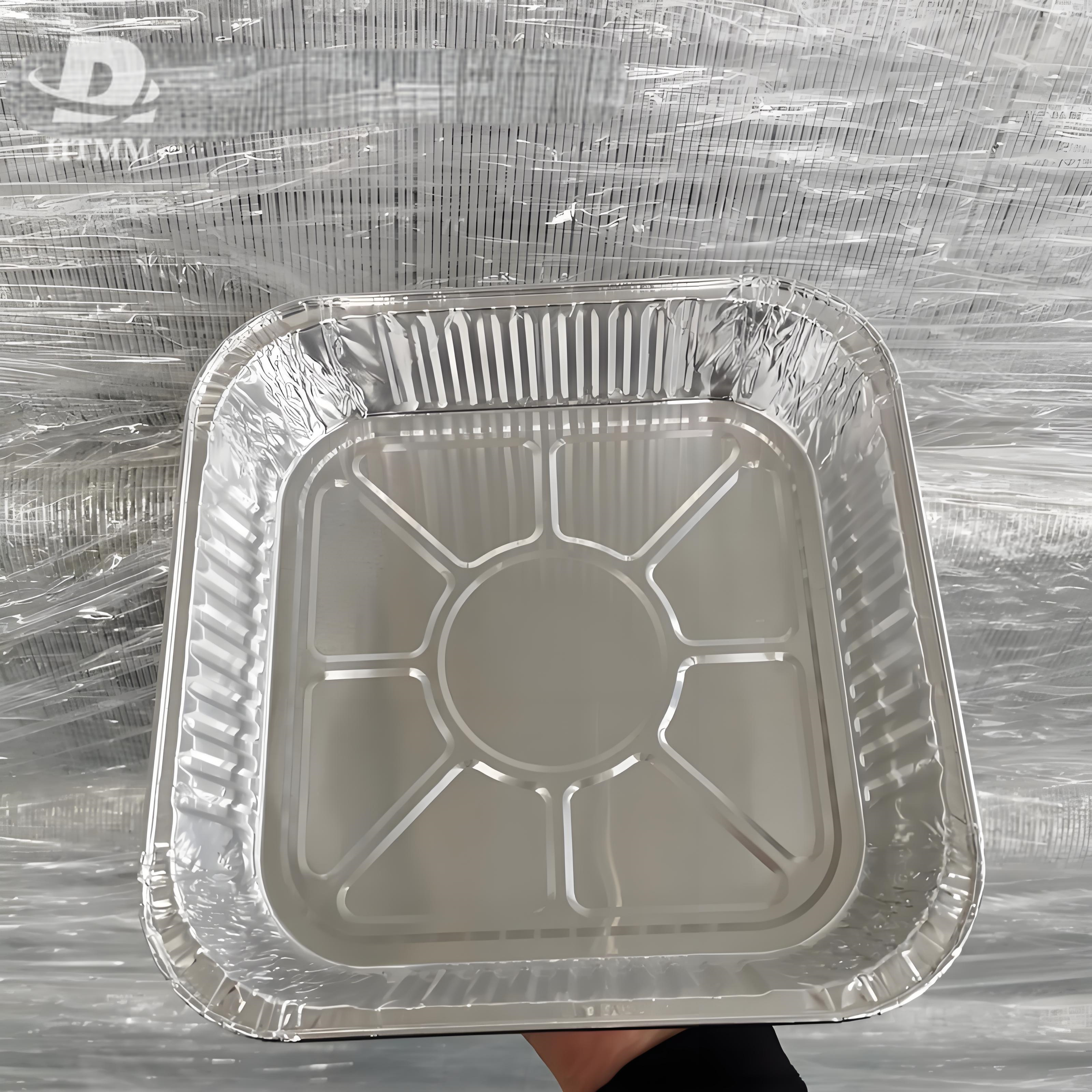 Rectangular Wrinklewall Aluminum Foil Container
